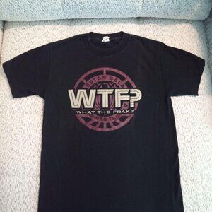 Battlestar Galactica "What The Frak? (WTF?)" Tshirt
